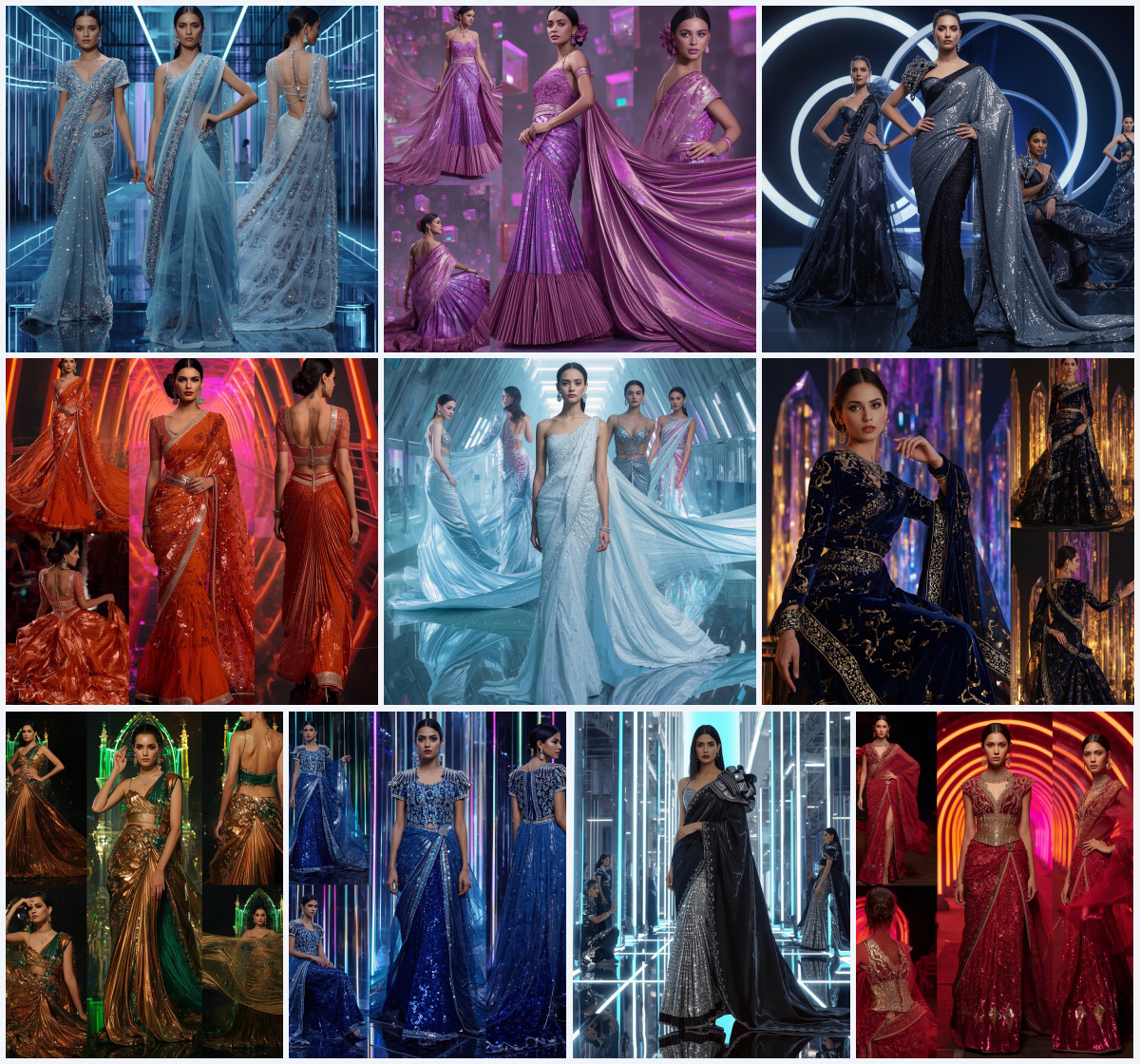 10+ Formal Office Wear Saree AI Prompts to Generate Professional, Well-Lit Photos using Gemini, Grok, and ChatGPT
