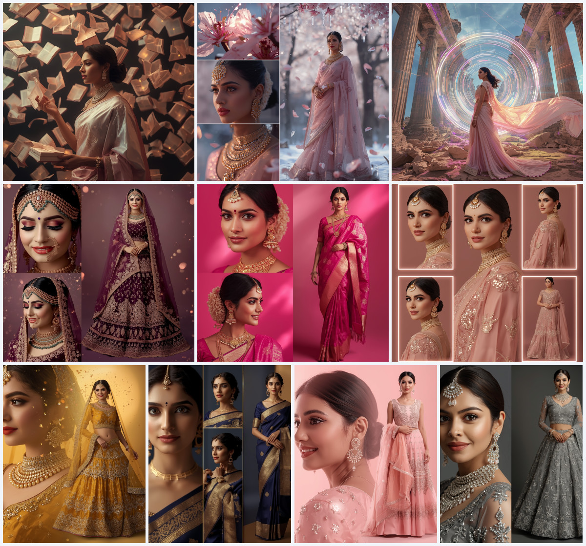 10+ Saree AI Prompts for Instagram Reels to Create Viral Fashion Content with Trending Style