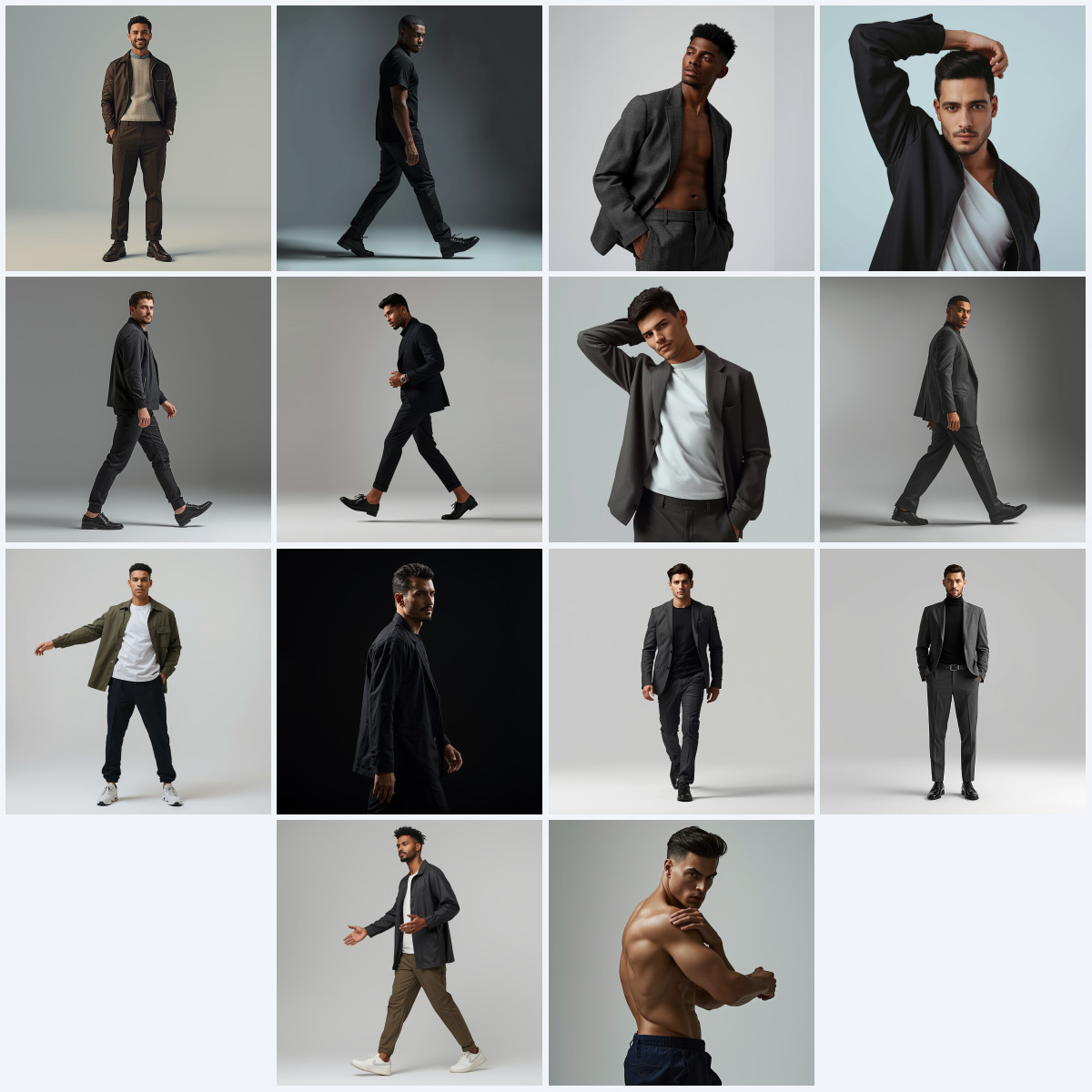 14 Best AI Prompts for Stylish Men Poses with Confident Attitude, Sharp and Cinematic Lighting Effect (2026) - Main Thumbnail