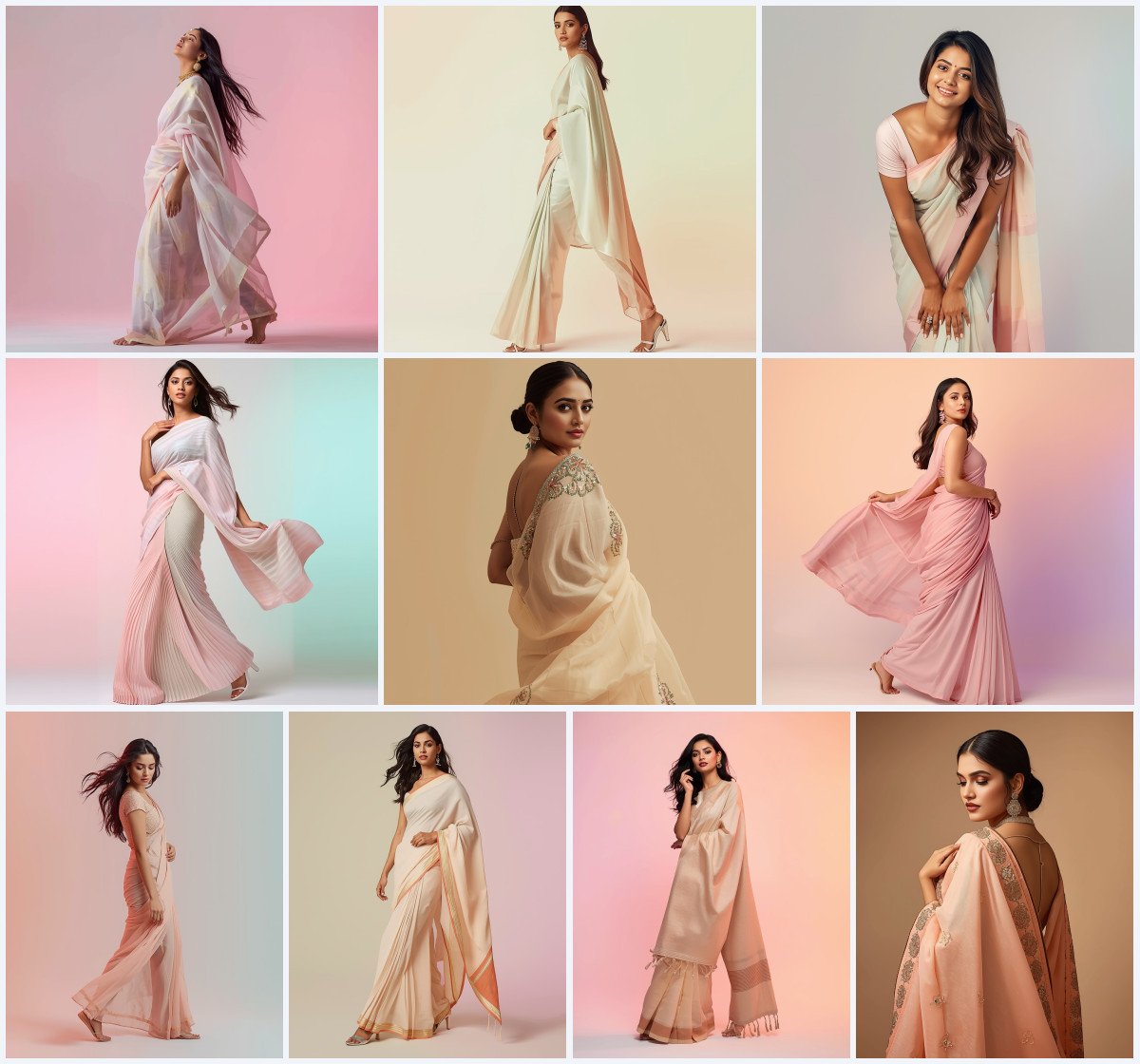 10 Best Prompt For Elegant Modern Saree Fashion for Festive Wear with Soft Style and Premium Instagram Vibes (2026) - Main Thumbnail